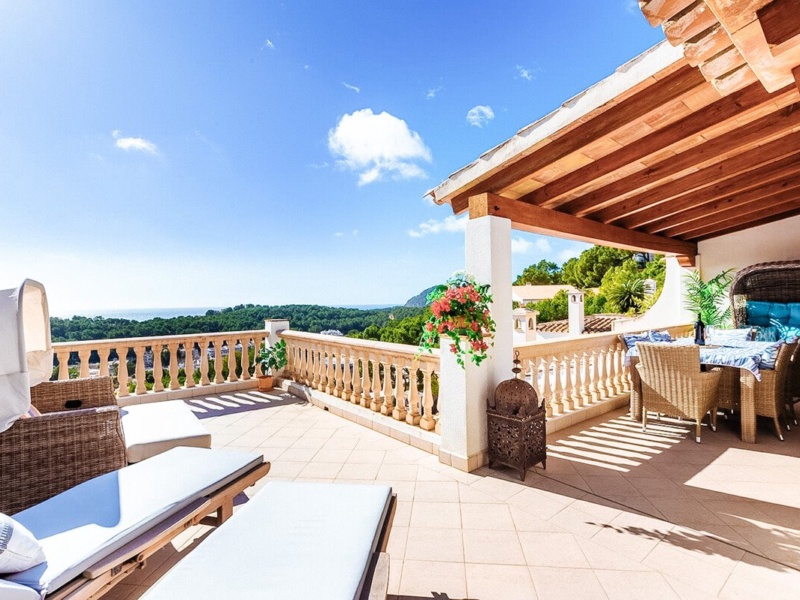 Sonniges modernisiertes Penthaus mit herrlichem Panorama-Meerblick - Peguera - 3 Schlafzimmer, 125 m²