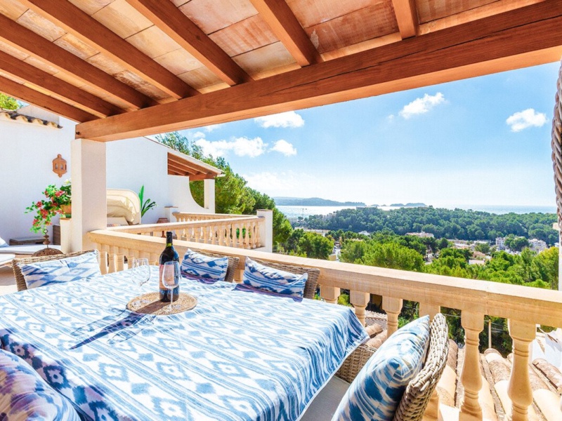 Sonniges modernisiertes Penthaus mit herrlichem Panorama-Meerblick - Peguera - 3 Schlafzimmer, 125 m²