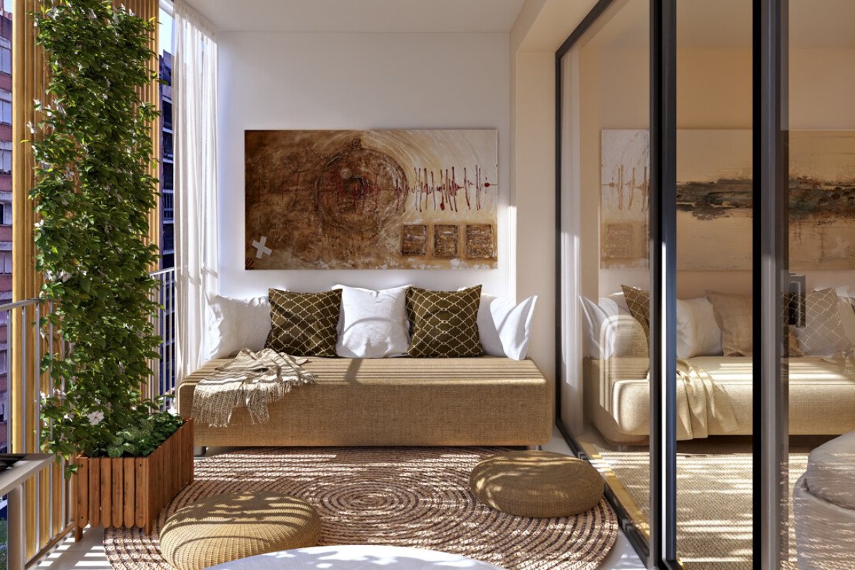 Moderne nybygget penthouselejlighed i centrum af Palma de Mallorca.
Forventet færdiggørelse ca. marts 2028 - Billede 4