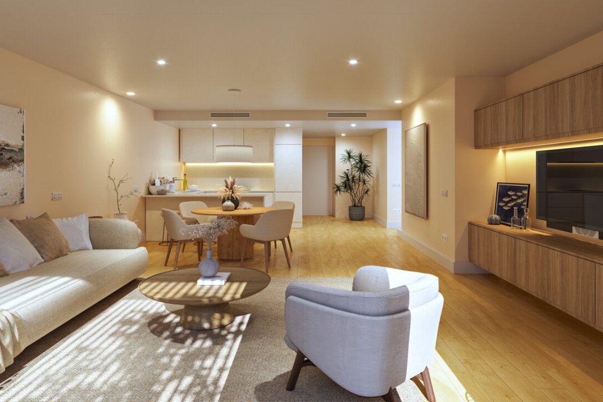 Moderne nybygget penthouselejlighed i centrum af Palma de Mallorca.
Forventet færdiggørelse ca. marts 2028 - Billede 8