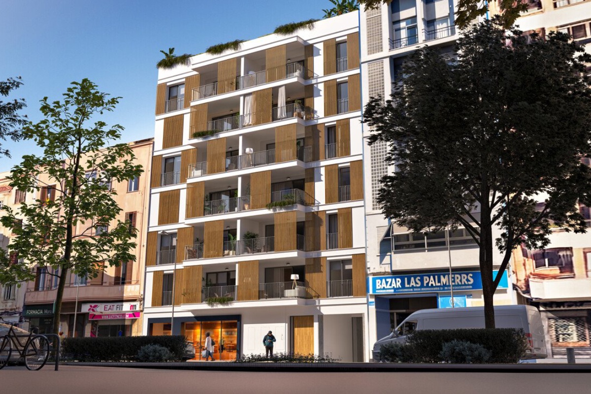 Moderne nybygget penthouselejlighed i centrum af Palma de Mallorca.
Forventet færdiggørelse ca. marts 2028 - Billede 15