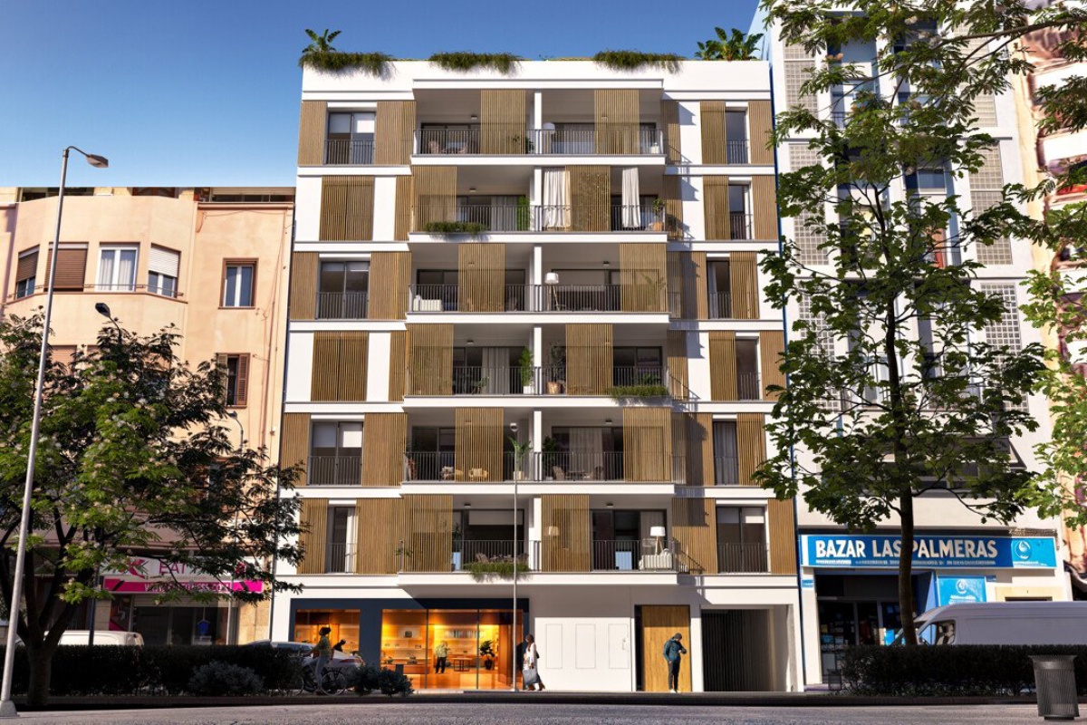 Moderne nybygget penthouselejlighed i centrum af Palma de Mallorca.
Forventet færdiggørelse ca. marts 2028 - Billede 16
