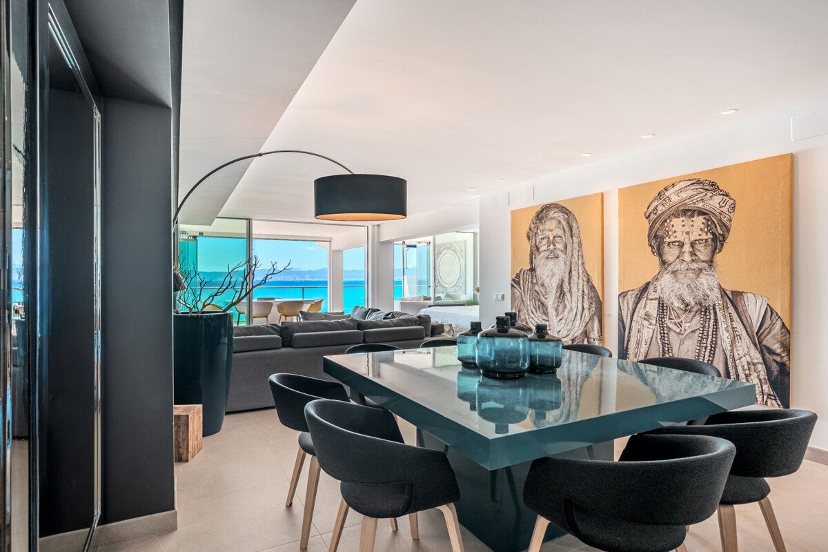 Luksusowy apartament w pierwszej linii brzegowej z panoramicznym widokiem na Playa de Palma. - Zdjęcie 9