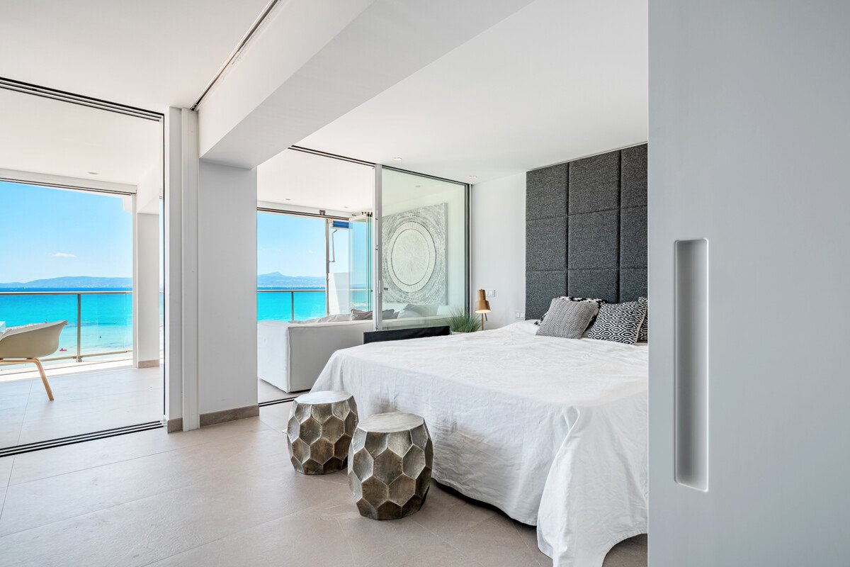 Luksusowy apartament w pierwszej linii brzegowej z panoramicznym widokiem na Playa de Palma. - Zdjęcie 11