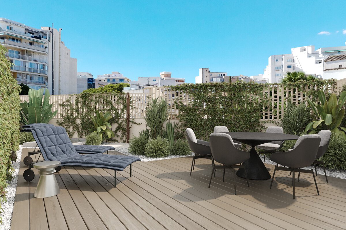 XO JONQUET nybygd duplex ved Paseo Marítimo med enorm terrasse, 2 parkeringsplasser, basseng, spa, treningsstudio, kino m.m. - Bilde 5