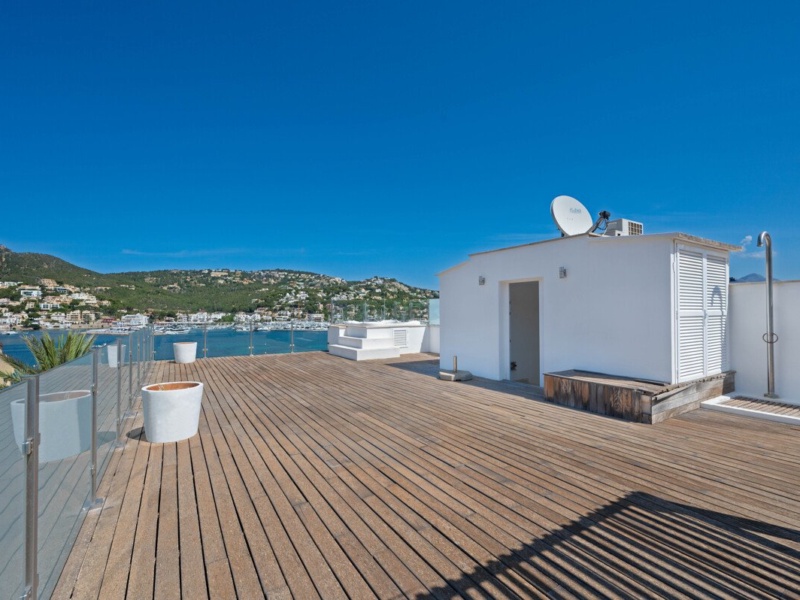 Penthouse in prime location with views of the harbor and the sea - Port d'Andratx - 3 Bedrooms, 110 m²