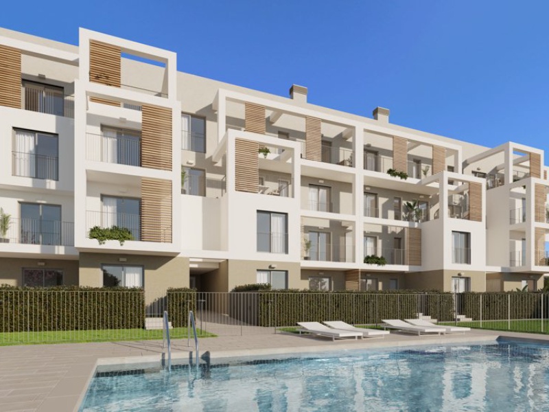 Moderne Erdgeschosswohnung mit Garten in Palmanova Neubau inkl.Tiefgaragenstellplatz und Abstellraum - Palmanova - 3 Schlafzimmer, 82 m²