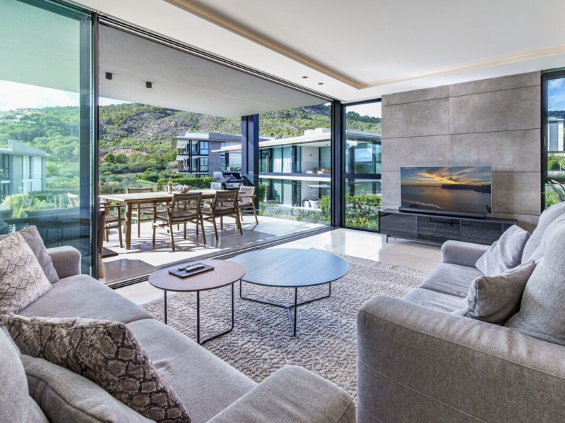 Moderno appartamento con 3 camere da letto con grande terrazza in residence di lusso con 2 piscine in vendita - Peguera - 3 Camere da letto, 114 m²