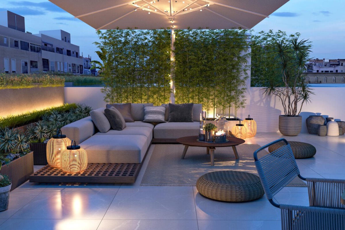 Moderne nybygget lejlighed med terrasse i centrum af Palma de Mallorca. Færdiggørelse marts 2028 - Billede 2