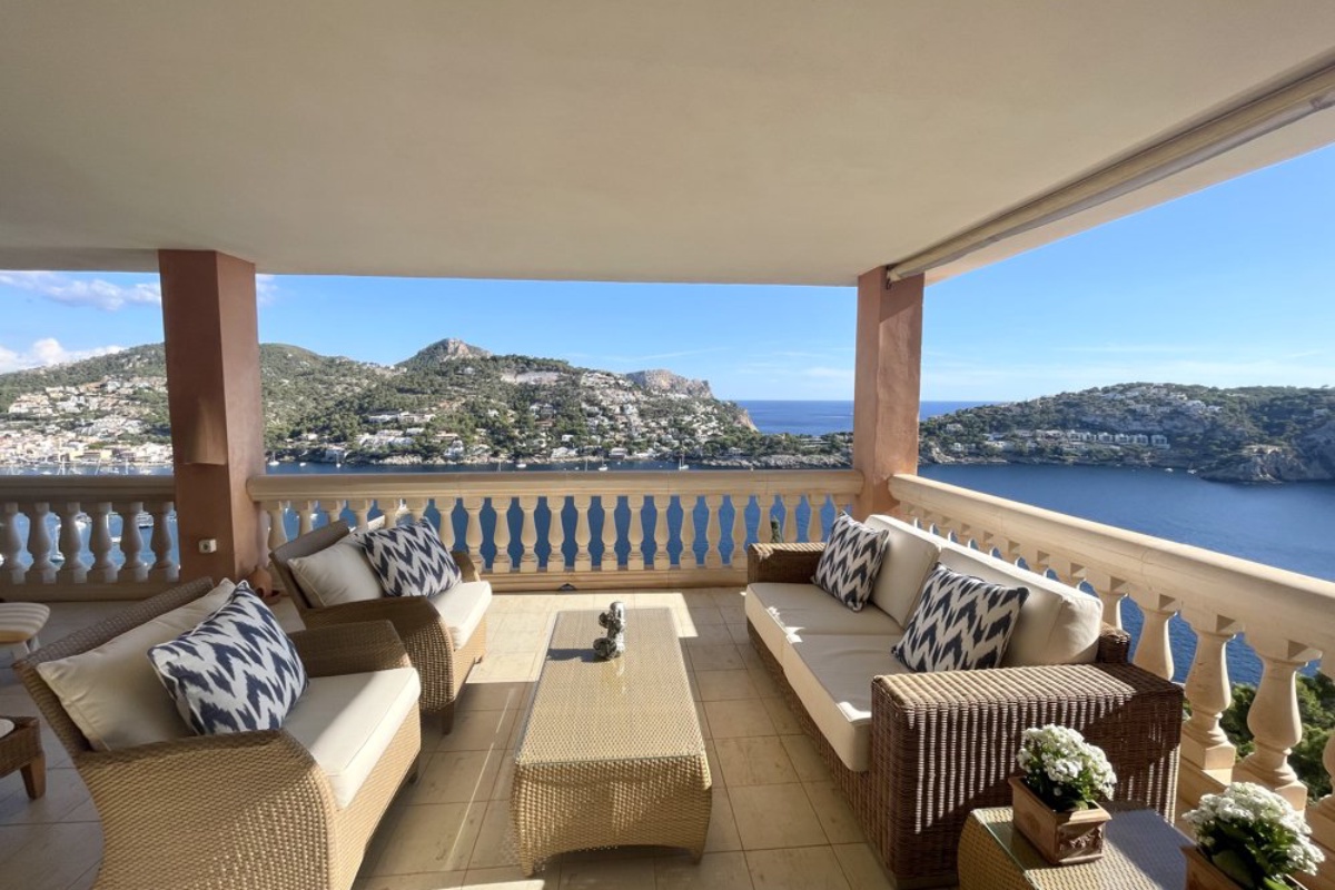 Penthouse med enorm tagterrasse og drømmeagtig hav- og havneudsigt til leje i Puerto Andratx - Billede 5