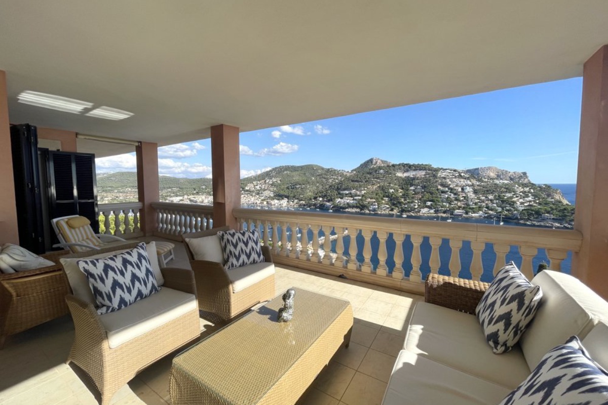 Penthouse med enorm tagterrasse og drømmeagtig hav- og havneudsigt til leje i Puerto Andratx - Billede 6