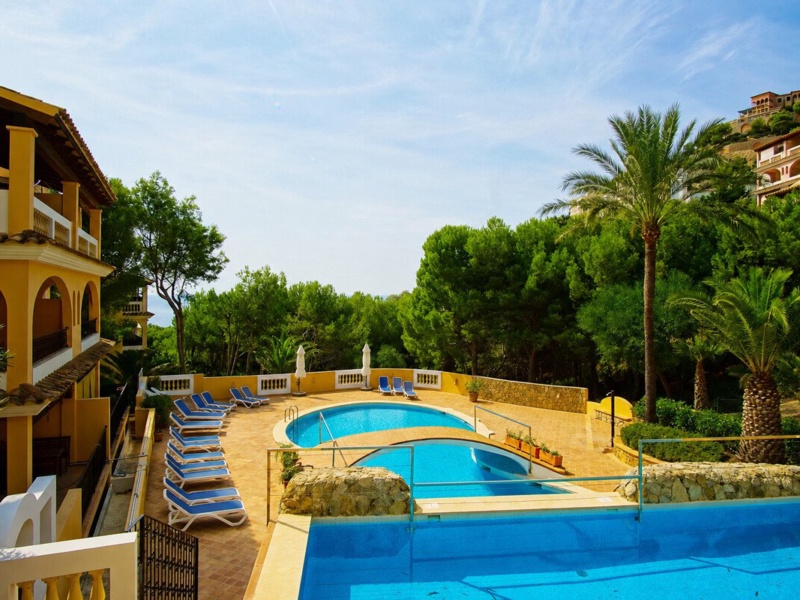 Renovated Penthouse in Mediterranean Complex with Large Pool and Sea View - Port d'Andratx - 2 Bedrooms, 73 m²