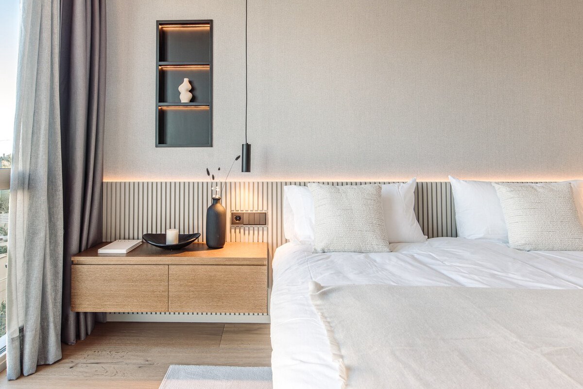 Eksklusiv designer-lejlighed på første havlinje i Portixol – Første indflytning efter renovering - Billede 12
