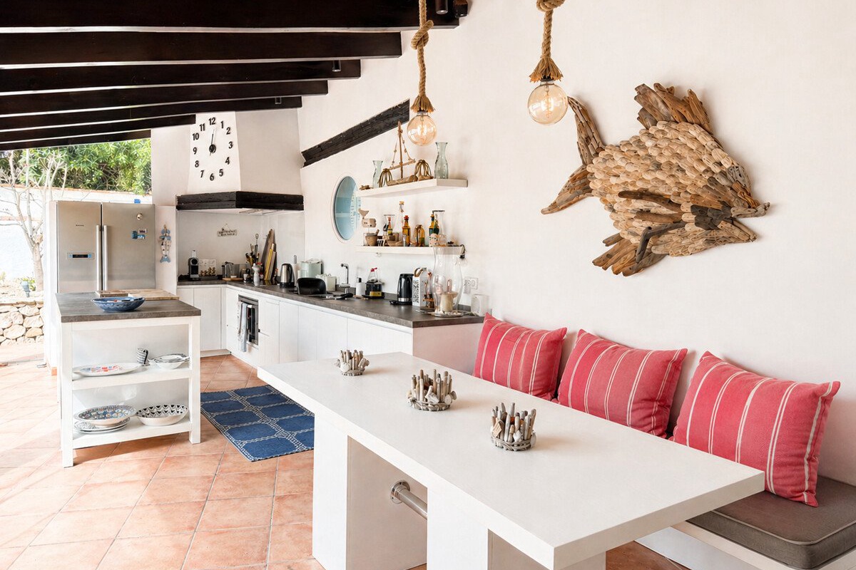 Villa mediterranea con panorama e parziale vista porto a Port Andratx - Immagine 5