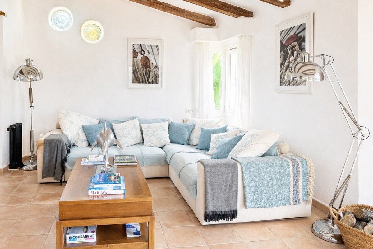 Villa mediterranea con panorama e parziale vista porto a Port Andratx - Immagine 3