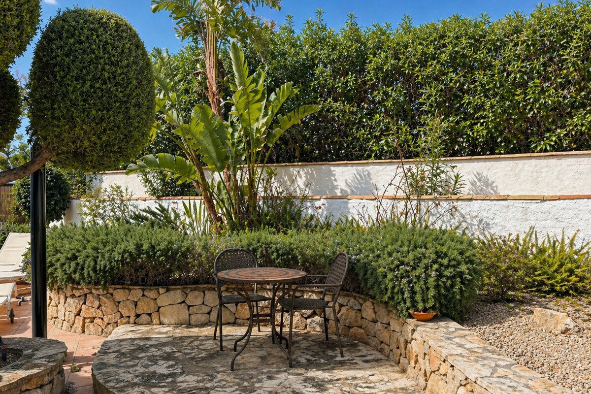 Villa mediterranea con panorama e parziale vista porto a Port Andratx - Immagine 13