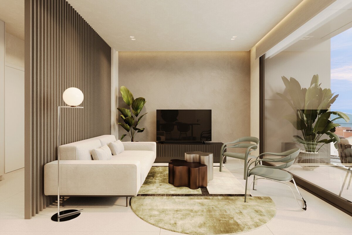 Exclusive 3-Room Apartment in Palma with Pool, Gym, Golf Simulator, Cinema, Spa & Communal Boat - Image 4